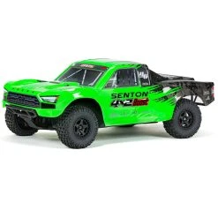 Arrma 1/10 Senton 4X2 Boost Mega 550 Brushed Short Course Truck RTR, Green #ARA4103V4T1