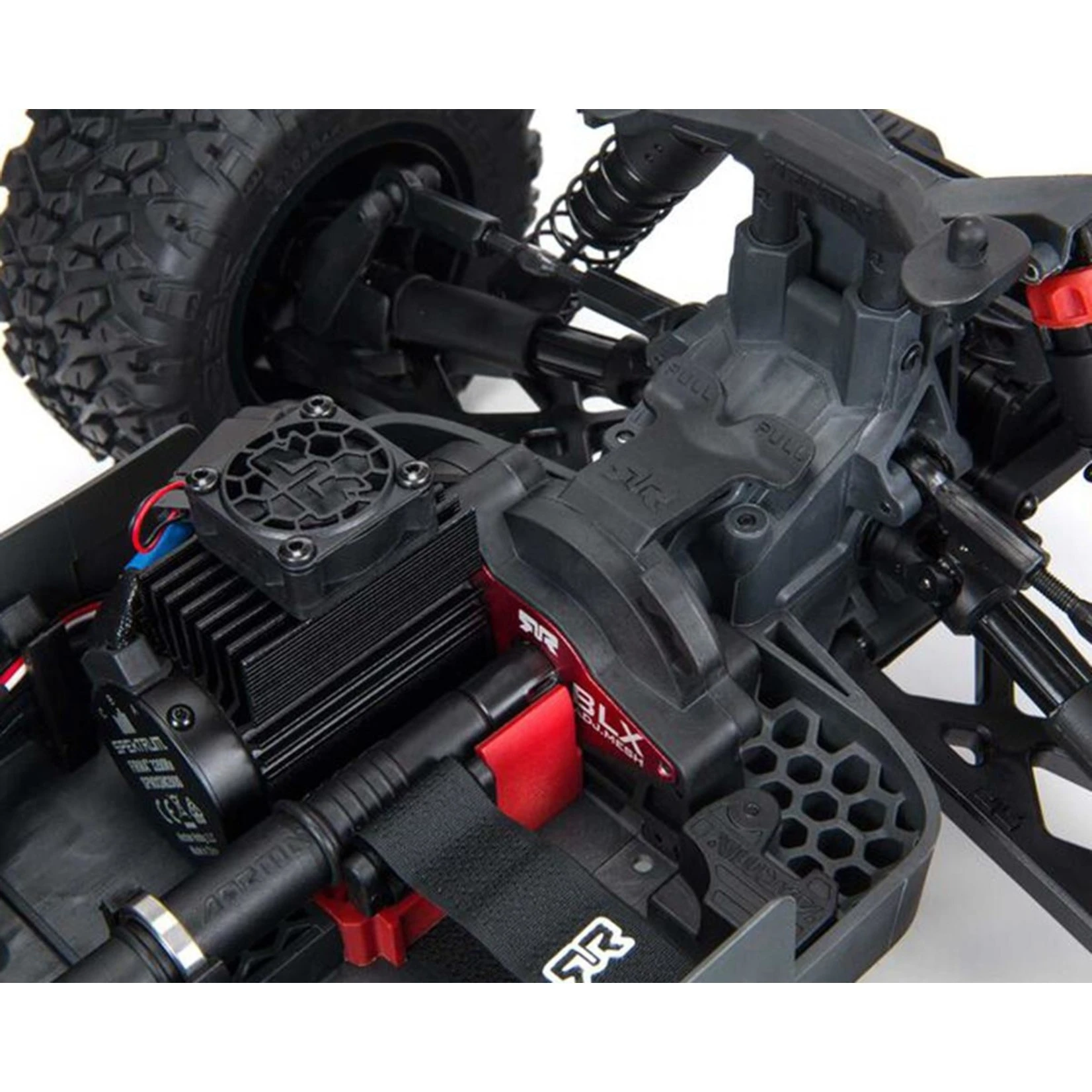 Arrma Big Rock 4X4 V3 3S BLX 1/10 RTR Brushless Monster Truck (Black) W/Spektrum SLT3 2.4GHz Radio #ARA4312V3 4 Arrma Big Rock 4X4 V3 3S BLX 1/10 RTR Brushless Monster Truck (Black) W/Spektrum SLT3 2.4GHz Radio #ARA4312V3 - Image 4