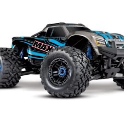 Traxxas Maxx 1/10 Brushless RTR 4WD Monster Truck (Blue) W/TQi 2.4GHz Radio & TSM 89076-4-BLUE