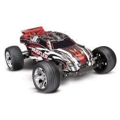 Traxxas Rustler 1/10 RTR 2WD Electric Stadium Truck (Red) W/XL-5 ESC & TQ 2.4GHz Radio #37054-4-RED