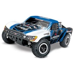 Traxxas Slash 4X4 VXL Brushless 1/10 4WD RTR Short Course Truck (Vision) W/TQi & TSM #68086-4-VISN